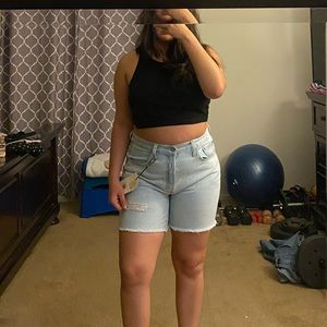 501 Original High Rise Mid-Thigh Shorts